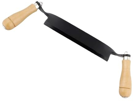 Strumento manuale per scortecciatura per la lavorazione del legno, 25,4 cm, con manico in legno, pela corteccia manuale, taglierina da disegno per uomo