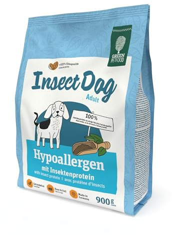 Green Petfood InsectDog Hypoallergen (5X 900g) | Hundefutter trocken