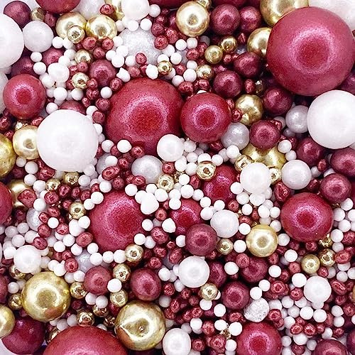 PEARL MIX - MULLED WINE Sprinkles edible cake decorations 50g…