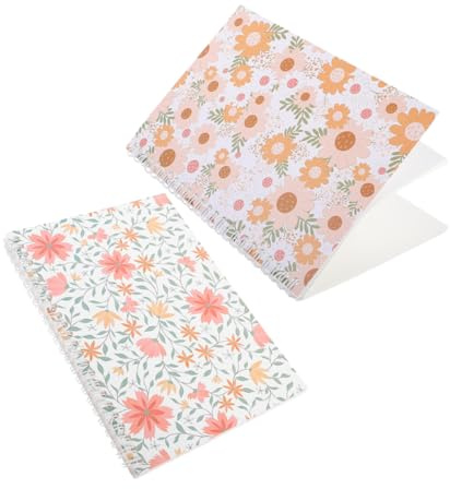 MOKKHNB Sticker Storage Holder and Collecting Album for Journals Portable Paper Sticker Organizer Book 2-Book Set 32 Pages Each DIY Scrapbook Supply for and Crafting