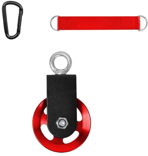 Leichte Aluminium-Kabel-Riemenscheibe für Zuhause, Fitnessstudios, Seilzugsysteme, Befestigung, Seilzug-Rad