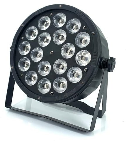 Luci da Palco LED Par 18 pz RGBWA Luce UV/Luce da discoteca Dmx512 Controllo Wireless Wash Light Stage Attrezzatura professionale for DJ 100%
