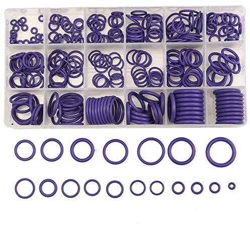 Alamor Mxrw1 R22/R134A Klimaanlage O-Ring Gummiringe Wasserdichte Unterlegscheibe 270Pcs - Lila