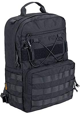 EXCELLENT ELITE SPANKER Outdoor Molle Trinkrucksack Militärischer Wasserrucksack für 3L Wasserblase(Schwarz)