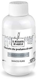 IL BUCATO DI ADELE il bucato che profuma di casa | Profumatore Bucato Lavatrice, Fragranza Bianco Puro, Formato 150 ml