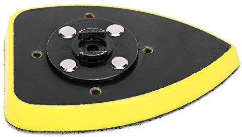 Accessorio per Levigatrice Oscillante Universale: Platorello Triangolare 70x100mm Multiuso con Disco Abrasivo in ABS, Ideale per Progetti di Bricolage e Applicazioni Professionali