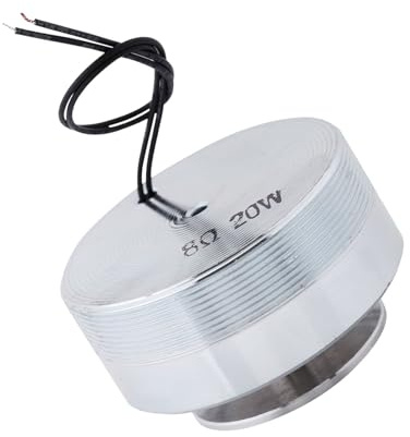 Yctze 1 Pièces Haut-parleur de Résonance de 50 MM 2 Pouces avec Toutes les Vibrations de Fréquence, Haut-parleur de Transducteur de de Basse Forte, 8 Ohms (8Ω 20W)