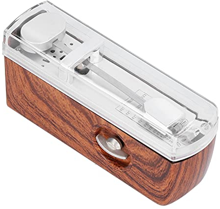BAOSHIDAER Holzfarbe Mini Mechanical Metronom - Tragbare traditionelle kleine Größe für Gitarre, Geige, Klavier, Ukulele - Gitarrenmetronom