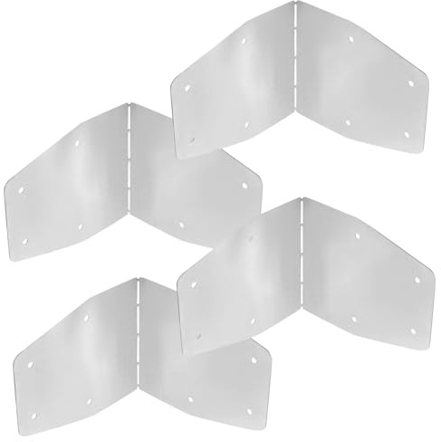 LIOOBO Heavy Duty Garden Bed Corner Bracket Connectors Raised Bed Brackets for Furniture Metal for Flower Box Desk Shelf Support