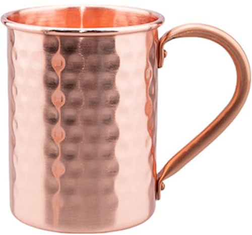 Ymxygz Kupfer-Moscow-Mule-Becher, Langlebig, Gehämmert, Plattiert, Bierkrug, Reines Kupfer, Kaffeetasse, Bar-Cocktail-Tasse, Trinkgeschirr
