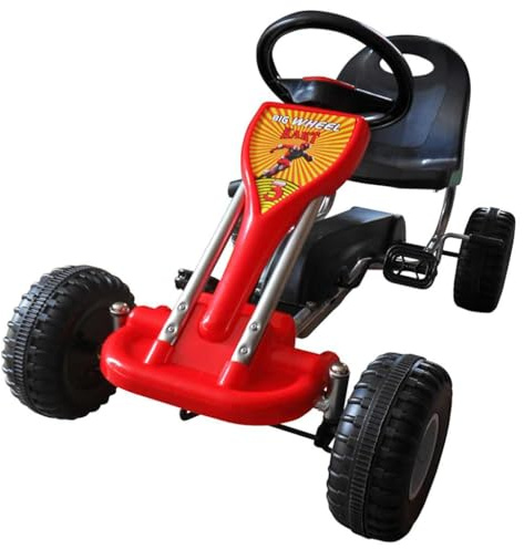 SKM Pedal Go-Kart Rot,Spielzeuge & Spiele ， Spielzeuge ， Kinderfahrzeuge ， Lauflernwagen & Rutsch- & Tretfahrzeuge,Rot,7.5KG,90253