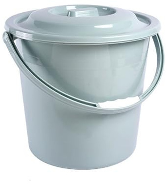 Bettpfannen，. Urineimer mit Deckel, Spucknapf, Nachttopf, wiederverwendbares tragbares Toilettenurinal mit Griff for schwangere Frauen, ältere Kinder(Green,XXL)