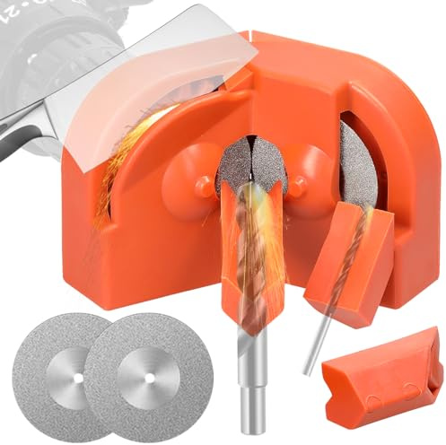 Chen Ton Multipurpose Electric Drill Bits Grinding Sharpener Wear Resistant Diamond Grinding Blade Sharpening Tool Impact Drill lling Cutter Grinder