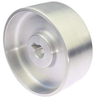 130 * 55 * 19/24mm Vollaluminium-Antriebsrad for Riemenmaschinen mit Keilnut(ID19mm 6x3mm keyway)