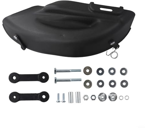 Yuanpgky Kit de cubierta de mantillo de 46 pulgadas para cubierta de tractor de césped Craftsman modelo 917, compatible con 532406581, 525405001, 532406581