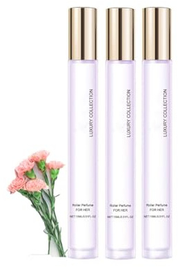 Carnation Collection Olio Profumato Roll-On 15 ml, Aumenta la Sicurezza e il Fascino, Profumo alla Lavanda, Unisex, Profumo a Lunga Durata, Adatto a Ogni Occasione