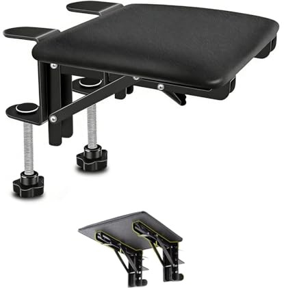 Repose Bras Bureau,Support Ergonomique Pliable Pour Accoudoirs d'Ordinateur, Convient Comme Repose-Poignet Pour Accoudoirs De Bureau, Peut Être Plié à 90°, Facile à Ranger