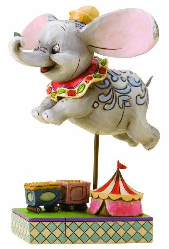 Disney Traditions Figura de Dumbo Volando, Diseñada por Jim Shore, coleccionar, Enesco