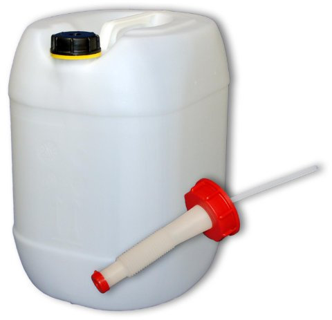 plasteo® 30 L Kanister mit flexiblen Ausgießer (DIN 61)