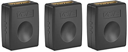 VCE Adattatore HDMI Femmina Femmina, Prolunga HDMI Femmnia a Femmina Placcato Oro Supporta 4K@60HZ 3D, 3 Pezzi