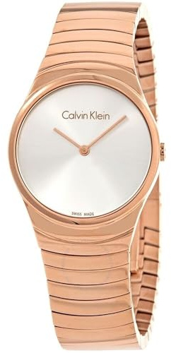 Calvin Klein DamenArmbanduhr Analog Quarz Vergoldet K8A23646