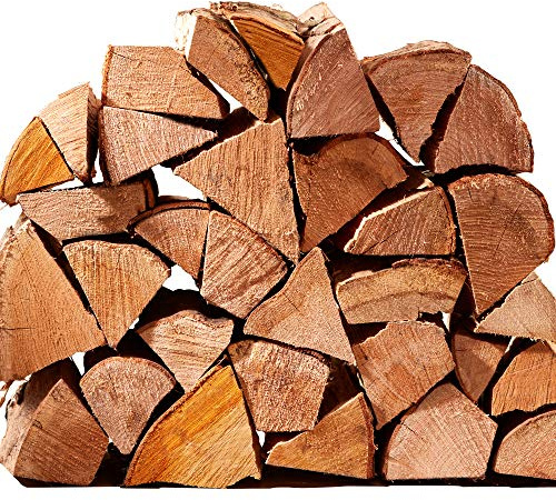Hardwood Firewood Kiln Dried Logs 5 x Large 40 L Nets (200L in Total), 25cm Long, Perfect for Open Fire Stoves, Log Burner, Fire Pits, Pizza Ovens Fast Delivery