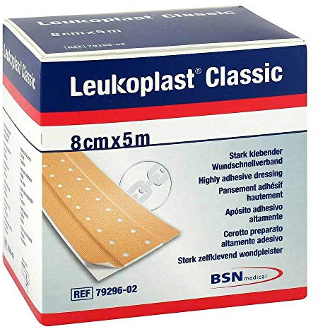 Leukoplast Classic Pflaster 8 cmx5 m Rolle 1 stk