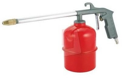 PISTOLA LAVAGGIO PER NAFTA OLIO SERBATOIO 900 ML ARIA COMPRESSA COMPRESSORE