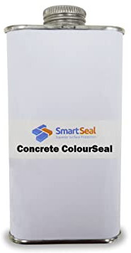 SmartSeal Coloured Concrete Sealer (Black, 150ml) - Professional Sealant to Recolour, Protect & Transform Floors - Durable Alternative to Concrete Paint - Hard-Wearing Finish