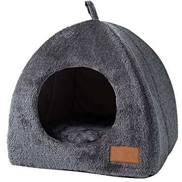 Gusengo Katzenbett Für Indoor-Katzen - Katzenhöhle Bett, Katzenbett Zelt Für Katzen Und Kleine Hunde, Warmes Haustierbett, Katzenschlafhöhle, Gemütliches Zelt/Haus Für Katzen, Kätzchen