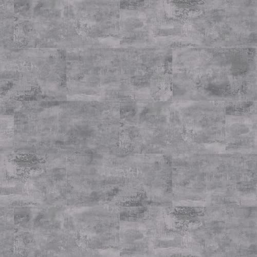 ARTENS - PVC Bodenbelag - Click Vinyl-Fliesen ZINC 2 - Vinylboden - FORTE - Betoneffekt - Grau - L.61 cm x B.30,5 cm - Dicke 4 mm - 1,67 m²/ 9 Fliesen - Belastungsklasse 32