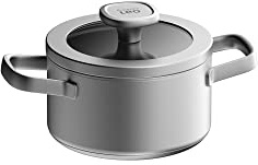 Berghoff - Cocotte avec Couvercle Graphite en Acier Inoxydable recyclé 16cm