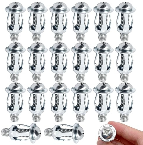 BENLIUDH 20 tasselli da parete cavi per pareti sottili, resistenti, M8 x 3 cm