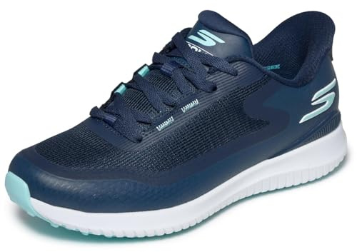 Skechers Femme Slip-Ins: Go Golf Flight Sneakers for Women - Breathable Mesh, Spikeless Traction Slip-in ENTRAINEUSE, Navy Blue, 38 EU