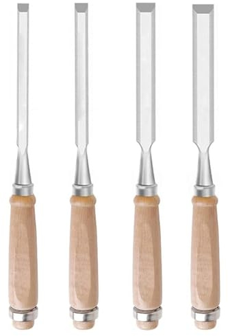 Cinceles para madera Cinceles para madera Juegos de cinceles para banco para tallar madera, cinceles de mano para madera, cinceles con borde biselado de madera afilada, herramientas para artistas