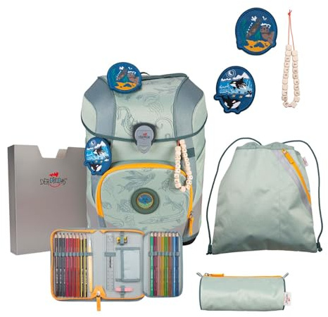 DerDieDas Unisex Kinder Schulranzen ErgoFlex Tiny ECO Set