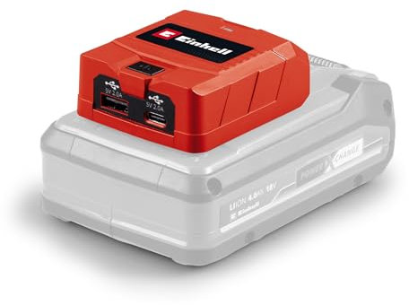 Einhell Adapter Power X-Change USB-Akku-Adapter TC-CP 18 Li USB A/C-Solo