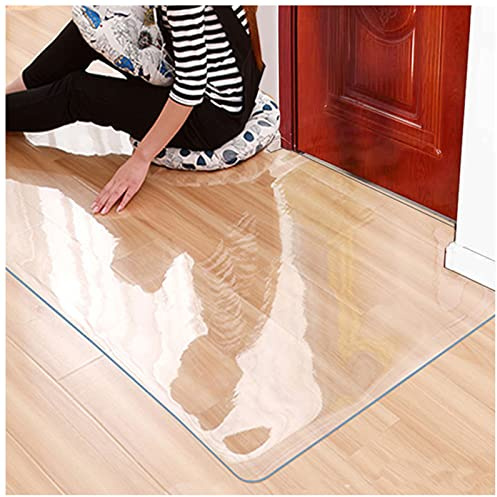 Genomskinlig PVC skrivbordsstol matta 140 x 200 cm vattentätt golvskydd för kontor och hem genomskinlig matta golvmatta 140 x 200 cm