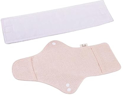 WRITWAA 2Piezas Almohadillas Menstruales Reutilizables Absorbentes de Toallas Sanitarias Ecológicas y Portátiles para Uso Femenino