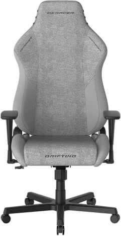 DXRacer Drifting Gaming & Büro Stuhl, ergonomisch designt, Stoffbezug, Grau, 3D-Armlehnen