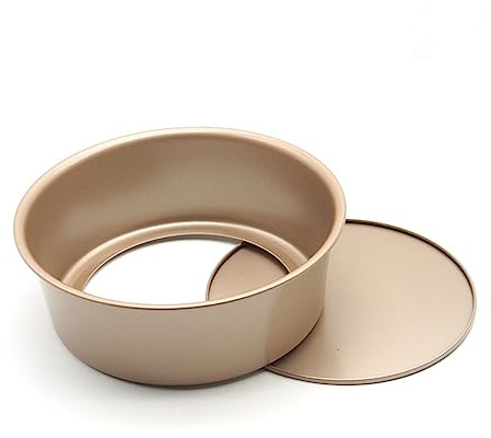 TIDTALEO Molde para Tartas Desmontable de Inoxidable Base Extraíble Antiadherente Resistente Arañazos y Fácil Limpieza para Repostería Horno Doméstico