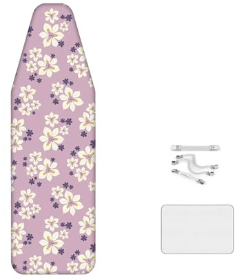 yazilan Copriasse da Stiro, Design a 2 Strati, Copriasse da Stiro a Vapore, con Chiusure, XXL, per Assi da Stiro Extra Large