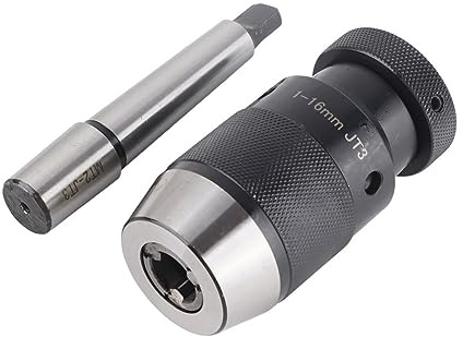 Jectse MANDRIN DE PERçage Sans Clé Tige Droite pour la Tournée CNC/FRAISAGE, PERCEUSE À COLONNE, MANDRIN DE PERçage Haute Précision, Force DE Préhension Élevée 1/32-5/8 