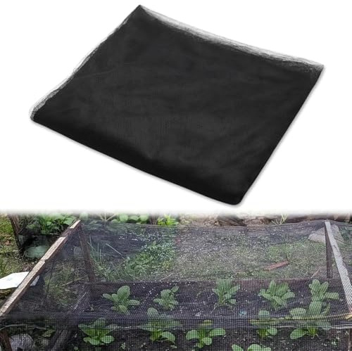 KtbeYTi Filet Anti-Insectes, moustiques & Oiseaux 2,4x3m Noir pour Potager