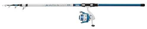 Mitchell Neuron SW II Buscle Rute & Rolle Combo | Salzwasser-Buscle-Angel-Set | 1+1 Lagerrolle | Graphitkörper | Vorgespult |5000 | 3,30 m | 60-120 g
