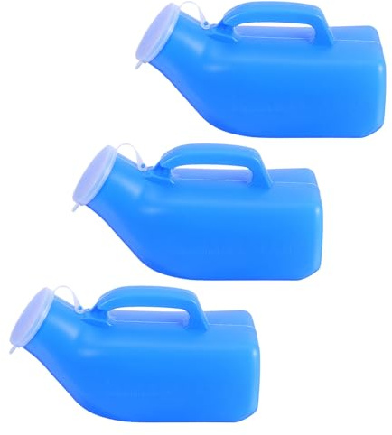 COLLBATH 3 Pièces Réutilisable Récipient De Collecte Urinoir Anti-éclaboussures Urinoir D'urgence Réutilisable Blue