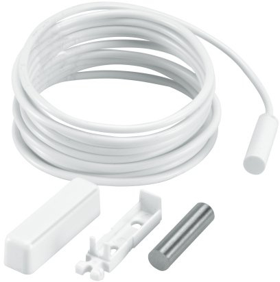 ABUS MK1010W drahtgebundener Öffnungsmelder Magnetkontakt VDs B Weiss Tür Fenster für EIN- und Aufbau Montage