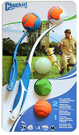 Chuckit Doppel Launcher 5 Ball Combo Pack