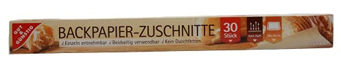 Gut & Günstig Backpapier-Zuschnitte 24er Pack (24 x 30 Blatt)