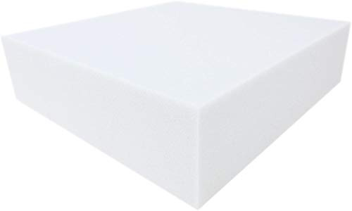 Alanpur® Ortopedisk kallskummadrass Bianca, akustiskt skum, H2, utan överdrag, tillverkad i Tyskland (60 x 200 x 5 cm)
